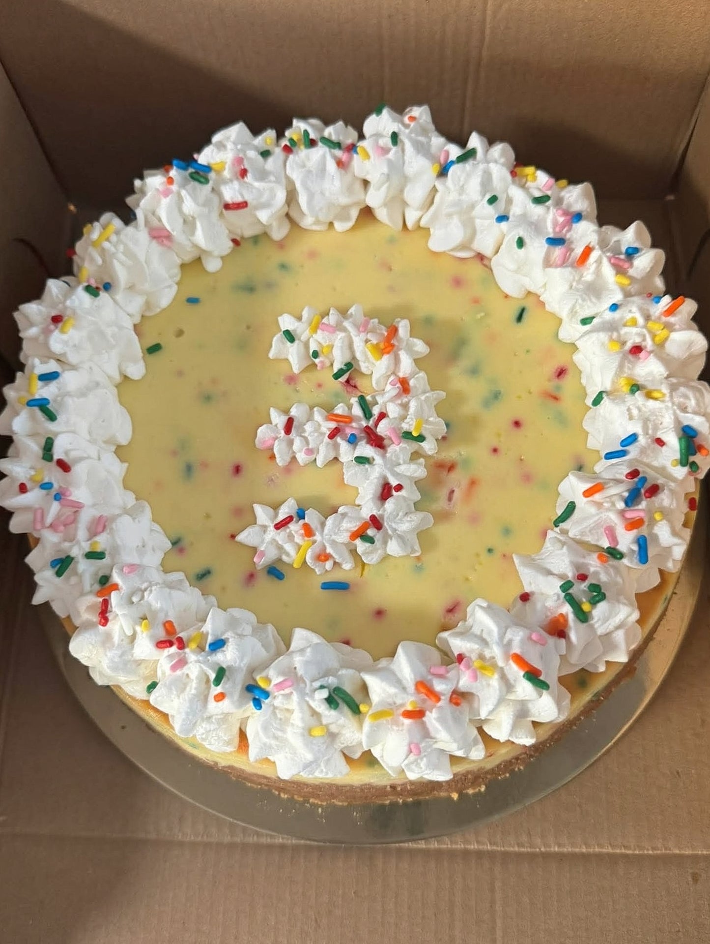 Birthday Cake Cheesecake (Customizable) 9"