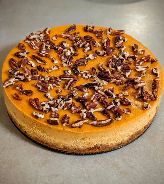 9" Whole Pumpkin Pecan Cheesecake